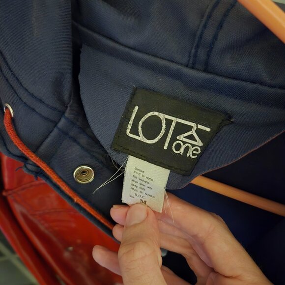 Lot One of Boston Red Raincoat. - Picture 3 of 4